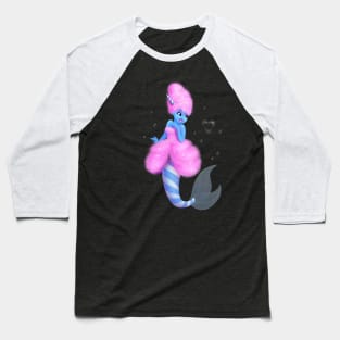 Cotton Candy Mermaid Baseball T-Shirt